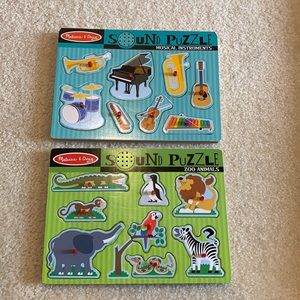 Melissa & Doug sound puzzle bundle